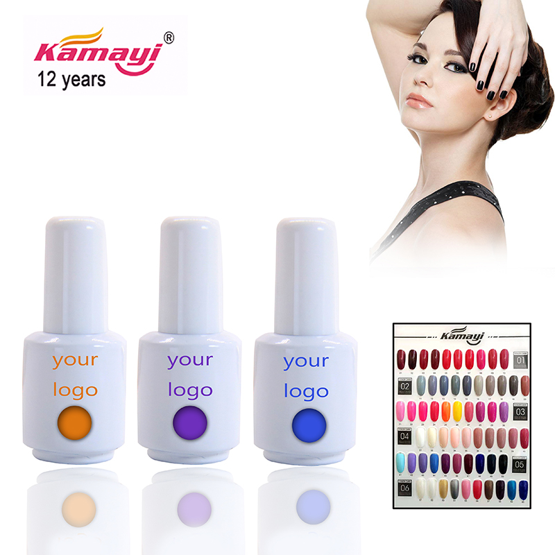 Kamayi fabrik niedrigsten preis nagellack basislack neon farbe weg tränken nagellack neue nägel led uv gel 60 farbe