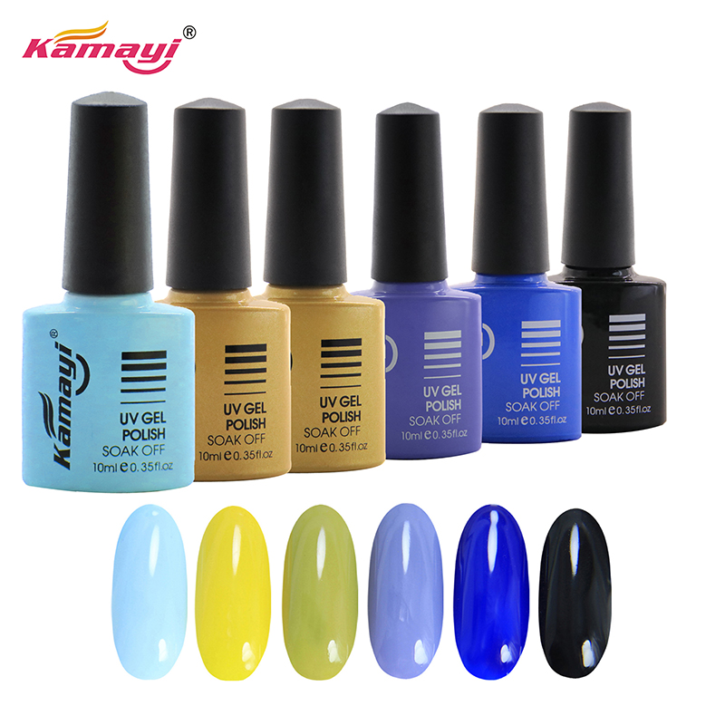 Kamayi Sonnenlicht einen Schritt Gel Nagellack UV-LED tränken schnell trocken 8ml Lack UV-Gel Nägel liefern benutzerdefinierten Etikett